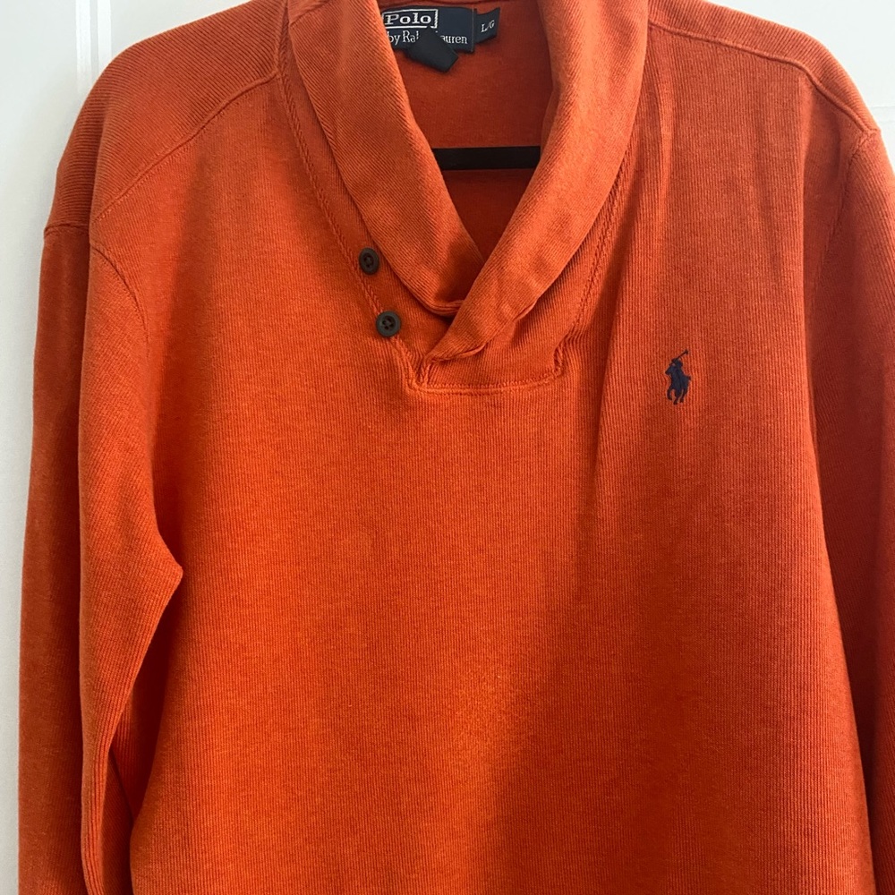 Ralph Lauren Shawl Collar Pullover sweater.